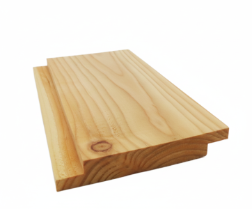 Wechselfalzbrett europ. L&auml;rche 21x145mm eins. glatt eins. geriffelt