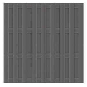 Sichtschutz Jumbo WPC anthrazit<br>179x179cm 2086