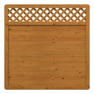 Sichtschutzzaun Arzago Fichte braun lasiert 179x179cm 1380