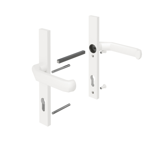 Drckergarnitur wei - 0839 fr Longlife-Tore