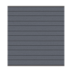 System WPC Zaunfeld-Set anthrazit 2143 - 178x184cm