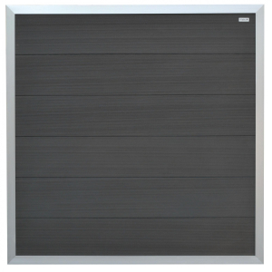Elephant Forte anthrazit-alu WPC 180x180cm