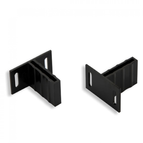 Elephant WPC Design Befestigungsset T-Form schwarz, 6 Stck