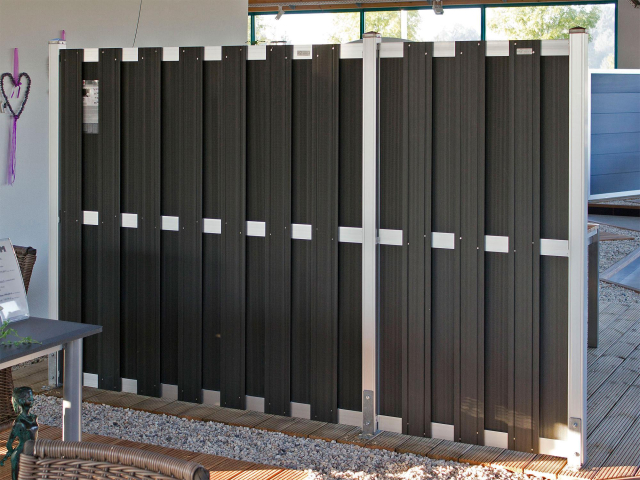 Zaunanlage-4 Elephant Design anthrazit