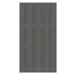 Sichtschutz Jumbo WPC anthrazit<br>95x179cm