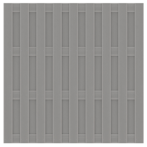 Sichtschutz Jumbo WPC grau<br>179x179cm 2210