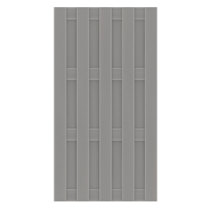 Sichtschutz Jumbo WPC grau<br>95x179cm