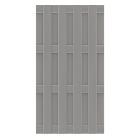 Sichtschutz Jumbo WPC grau - 95x179cm