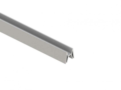 System WPC Dekorprofil-Adapter 178cm, silber 2323