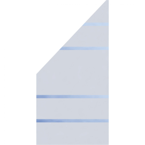System Glaselement Alpha, links 2326<br>90x180-90cm