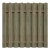 Bohlenzaun Boleo gerade Kiefer kdi grün 180x180cm