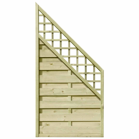 Dichtzaun Mailand Abschluss 90x180-90cm Kiefer kdi gr?n