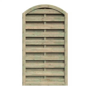 Dichtzaun-Tor 100x180/160cm Kiefer kdi gr&uuml;n mit Leimholzbogen ohne Beschl&auml;ge 50721