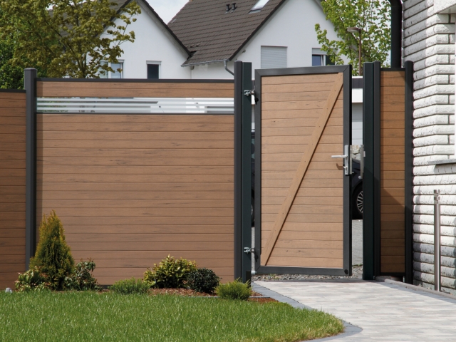 System WPC Tor mandel 2138, DIN links - 98x180cm