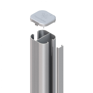 System Pfosten silber ca. 240cm<br>zum Erdverbau 2247