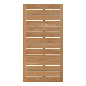 Zaun Sina 51177 90x180cm geschlossen L&auml;rche natur