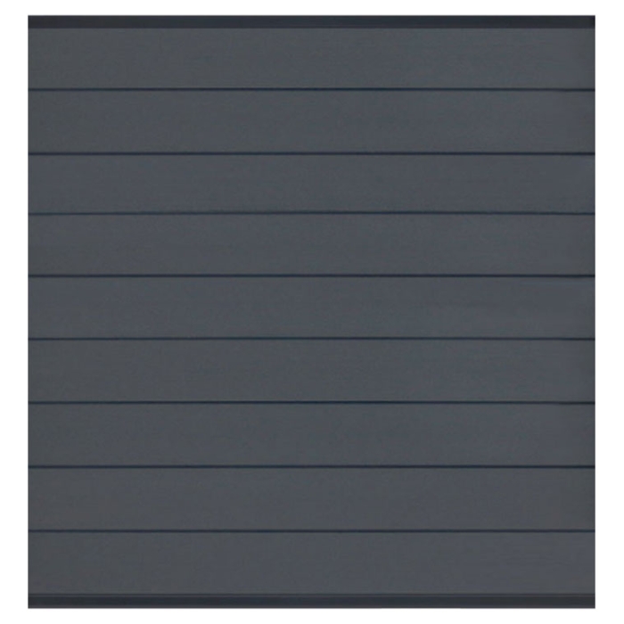 Elephant Steckzaun Modular EVO 200 WPC steingrau, Leiste Anthrazit 180x195cm