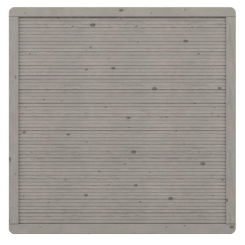 Sichtschutzzaun Arzago Fichte grau lasiert 179x179cm 1387