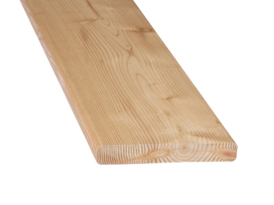 Glattkantbrett kanadische L&auml;rche 21x140mm gehobelt