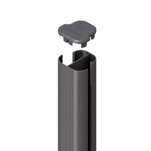 System Eck-pfosten anthr. ca. 105cm<br>zum Aufschrauben 2334
