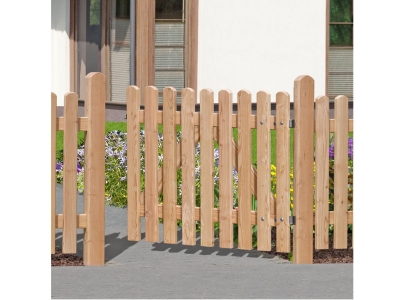 Vorgartenzaun Genua L&auml;rche Einzelt&uuml;r 100x80cm ohne Beschl&auml;ge