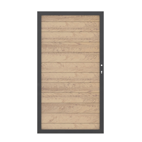 System WPC Tor sand 2575, DIN rechts - 98x180cm