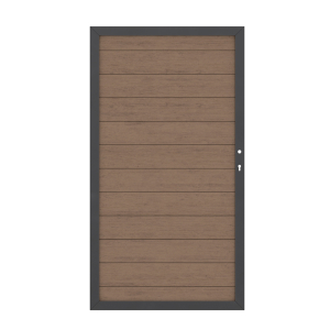 System WPC Tor mandel 2573, DIN rechts <br>98x180cm