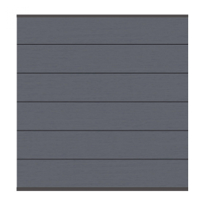 System WPC XL Zaunfeld-Set anthrazit 2594 178x183