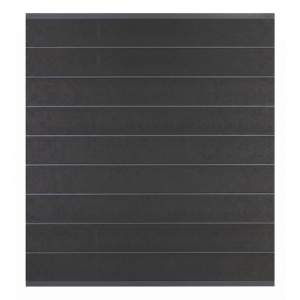 Elephant Steckzaun Modular EVO 200 WPC anthrazit 180x195cm, Leisten Anthrazit