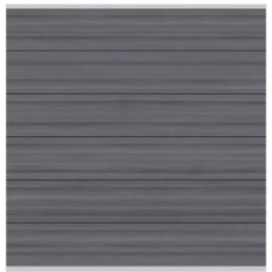 System WPC Platinum XL Zaunfeld-Set grau178x183cm 2630