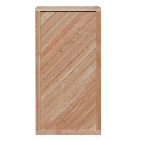 Zaun Lisa 90x180cm geschlossen L&auml;rche natur 50011