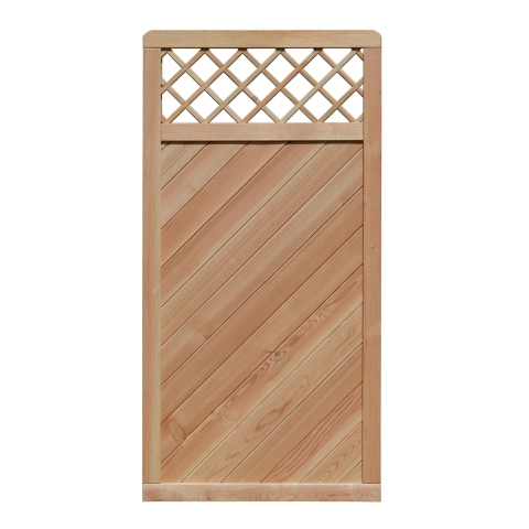 Zaun Fiona 90x180cm mit Gitter L&auml;rche natur 50014