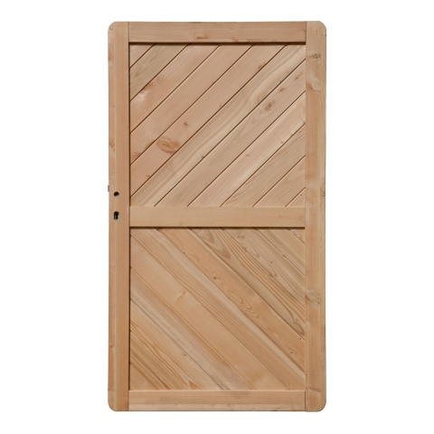 Zauntor Fiona/Lisa 50016 100x180cm geschlossen L&auml;rche natur ohne Beschl&auml;ge