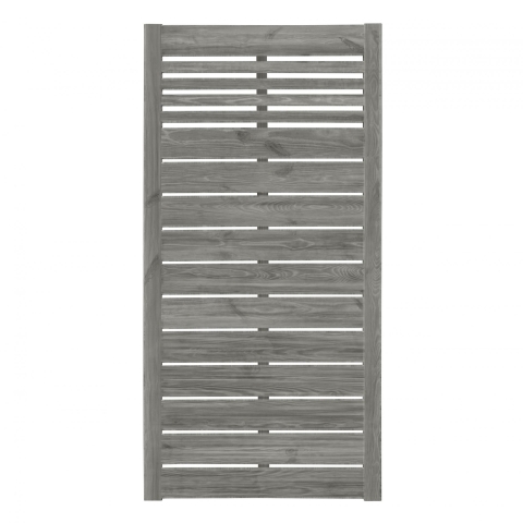 Zaun Sina 51205 90x180cm mit Gitter Kiefer kdi grau