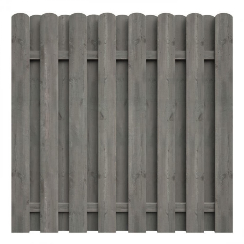 Bohlenzaun Boleo Kiefer kdi grau 180x180cm 51192