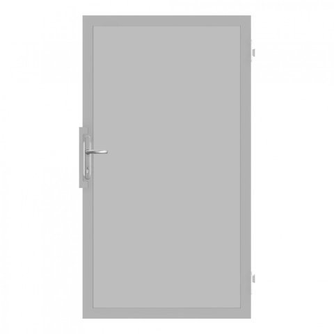 GroJaPremo HPL Tor Universal 100x180cm uni grau-Rahmen EV1