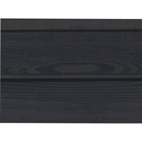 Elephant Steckzaun Set Rhombus WPC nero schwarz 180x178cm co-extrudiert