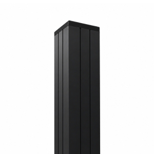 Elephant Aluminium Pfosten Rhombus 6,8x6,8x270cm Schwarz