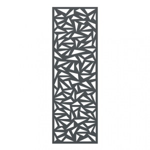 System Designgitter Trigon 2835 anthrazit, 60x180cm