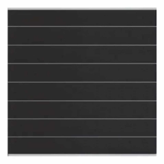 Anthrazit-Abschlussleiste Silber