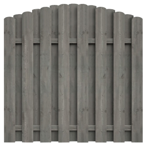 Bohlenzaun Boleo Kiefer kdi grau 180x180-160cm 51195