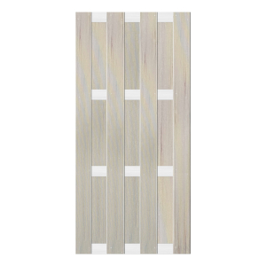 Groja BPC Fertigzaunelement 84,3x180cm Bi-Color Sand - gerillt