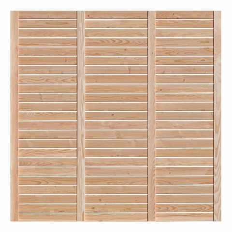 Sichtschutzzaun Valentina L&auml;rche natur 180x180cm