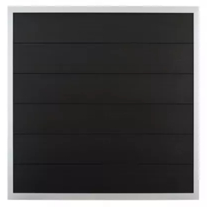 GrojaViento BPC Zaun Anthrazitgrau - Rahmen silber EV1 180x180cm