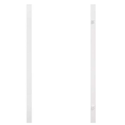 Doppeltor-Pfosten wei, 2er-Set 0729 fr Hhe 180cm