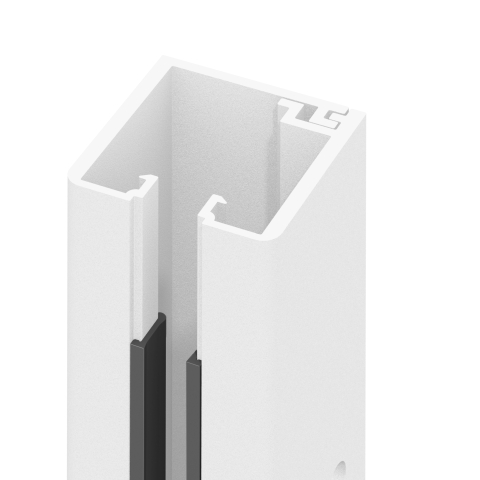 System U-Klemmprofil 4605, wei - 105cm