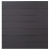 GrojaSolid Grande BPC Steckzaun-Set 180x180cm anthrazitgrau