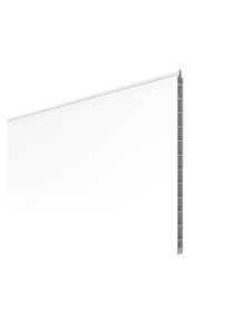 Groja BasicLine Steckzaun Einzelprofil wei&szlig; 1,9x30x180cm