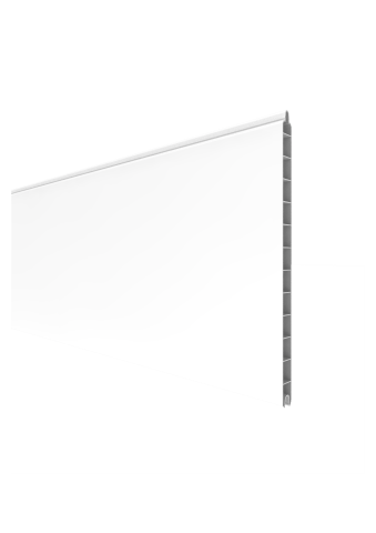 Groja BasicLine Steckzaun Einzelprofil wei&szlig; 1,9x30x180cm