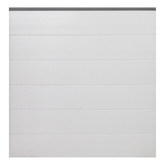 Weiß-Abschlussprofil Anthrazit